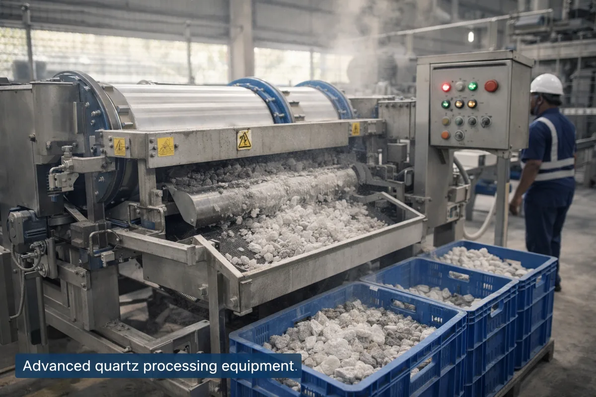 Advanced quartz processing equipment